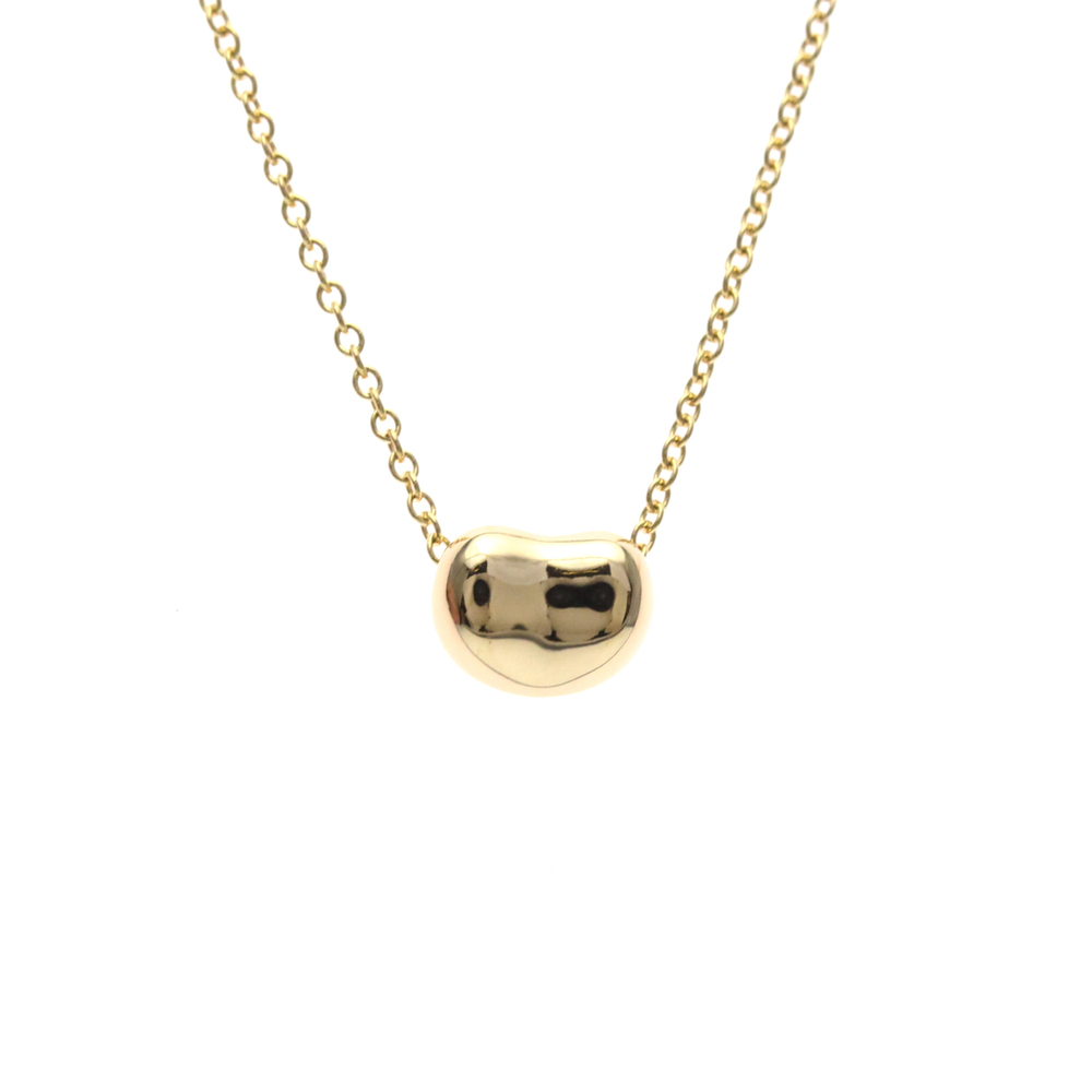 TIFFANY 18k Gold Bean Necklace